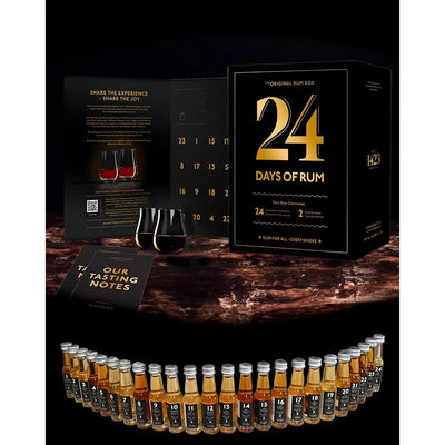 24 Days of Rum Calendar, Black Edition