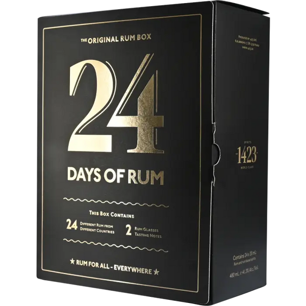 24 Days of Rum Calendar, Black Edition