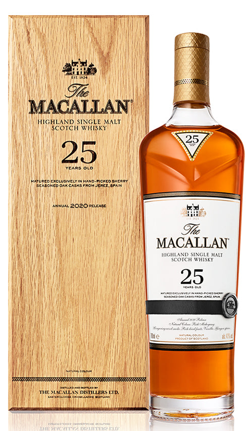 The Macallan 25 Jahre alter Sherry aus Eichenfässern